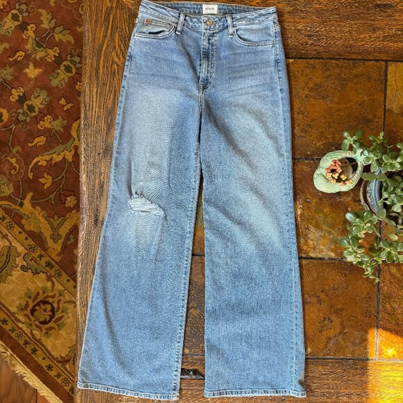 Hudson High Rise Wide Leg Jeans Women's Size 30 - Picture 1 of 7